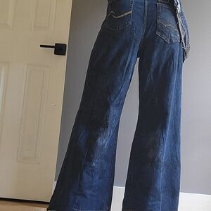 JeansUnique upcycled superwide jeans, 31x32